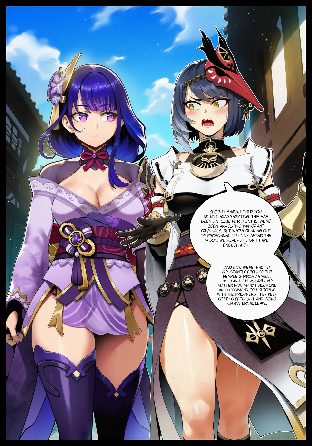 SAMSARA_AI Raiden Shogun Blacked Comic Revamp - Image 131