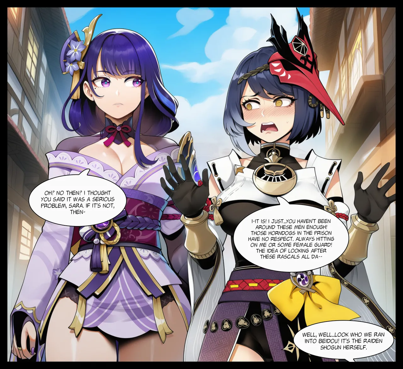 SAMSARA_AI Raiden Shogun Blacked Comic Revamp - Image 133