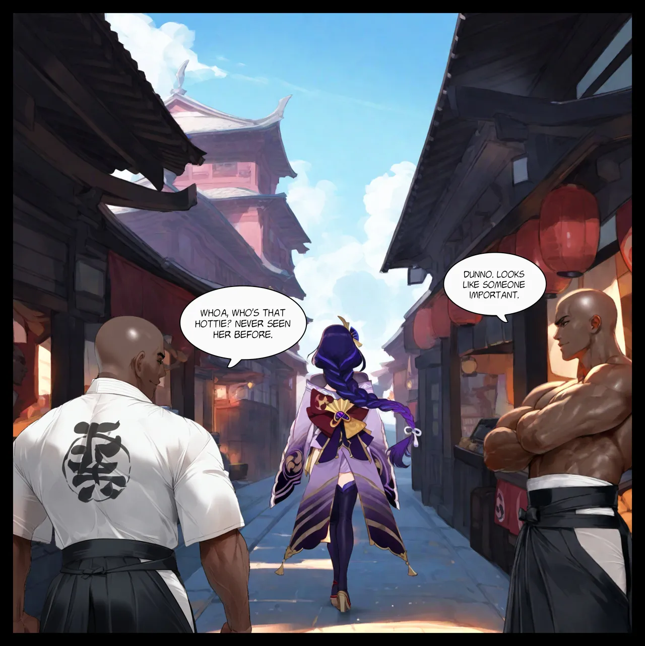 SAMSARA_AI Raiden Shogun Blacked Comic Revamp - Image 15