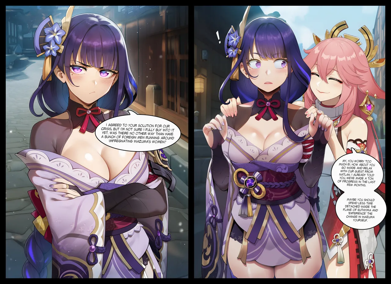 SAMSARA_AI Raiden Shogun Blacked Comic Revamp - Image 33
