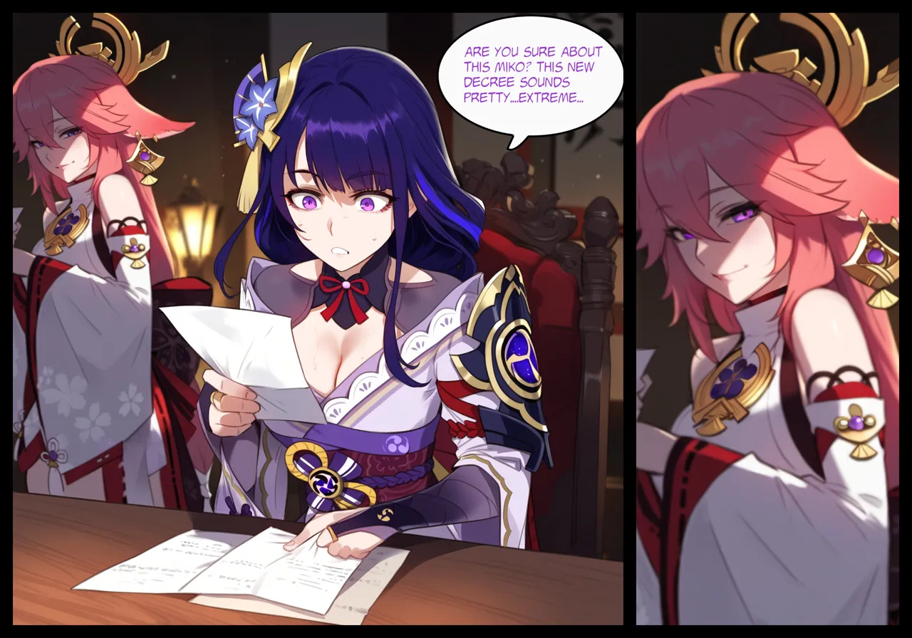 SAMSARA_AI Raiden Shogun Blacked Comic Revamp - Image 5