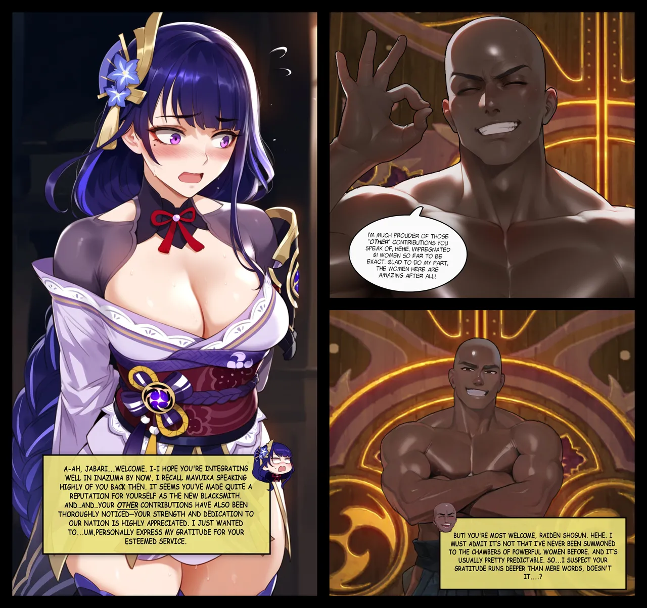 SAMSARA_AI Raiden Shogun Blacked Comic Revamp - Image 53