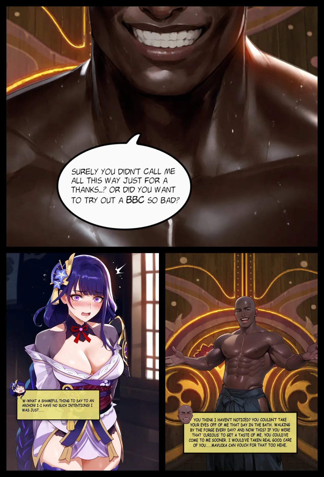 SAMSARA_AI Raiden Shogun Blacked Comic Revamp - Image 55