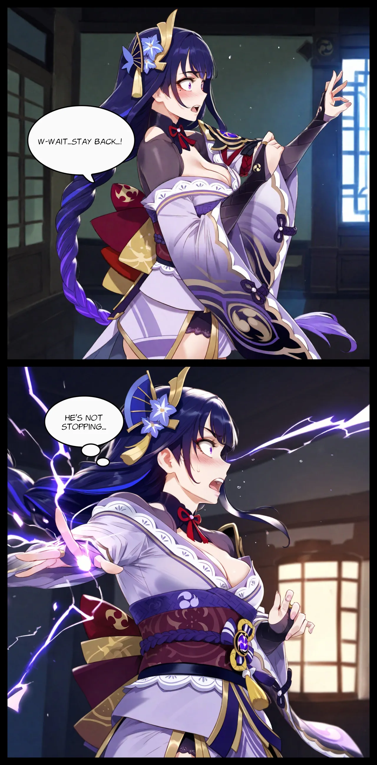 SAMSARA_AI Raiden Shogun Blacked Comic Revamp - Image 57