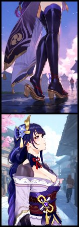 SAMSARA_AI Raiden Shogun Blacked Comic Revamp - Page 12
