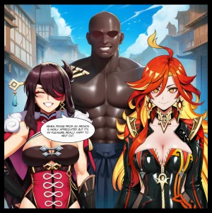 SAMSARA_AI Raiden Shogun Blacked Comic Revamp - Page 135
