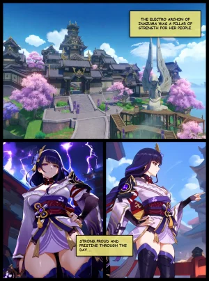 SAMSARA_AI Raiden Shogun Blacked Comic Revamp - Page 2