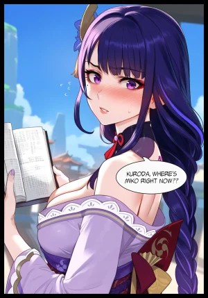 SAMSARA_AI Raiden Shogun Blacked Comic Revamp - Page 23