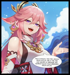 SAMSARA_AI Raiden Shogun Blacked Comic Revamp - Page 27