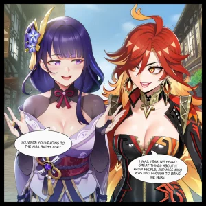 SAMSARA_AI Raiden Shogun Blacked Comic Revamp - Page 30