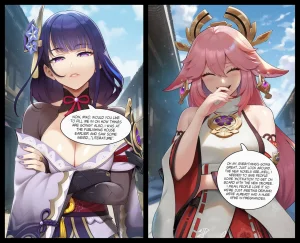 SAMSARA_AI Raiden Shogun Blacked Comic Revamp - Page 32