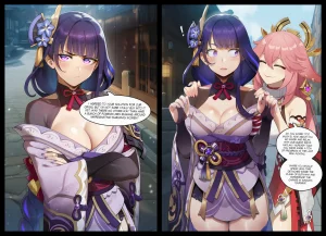 SAMSARA_AI Raiden Shogun Blacked Comic Revamp - Page 33