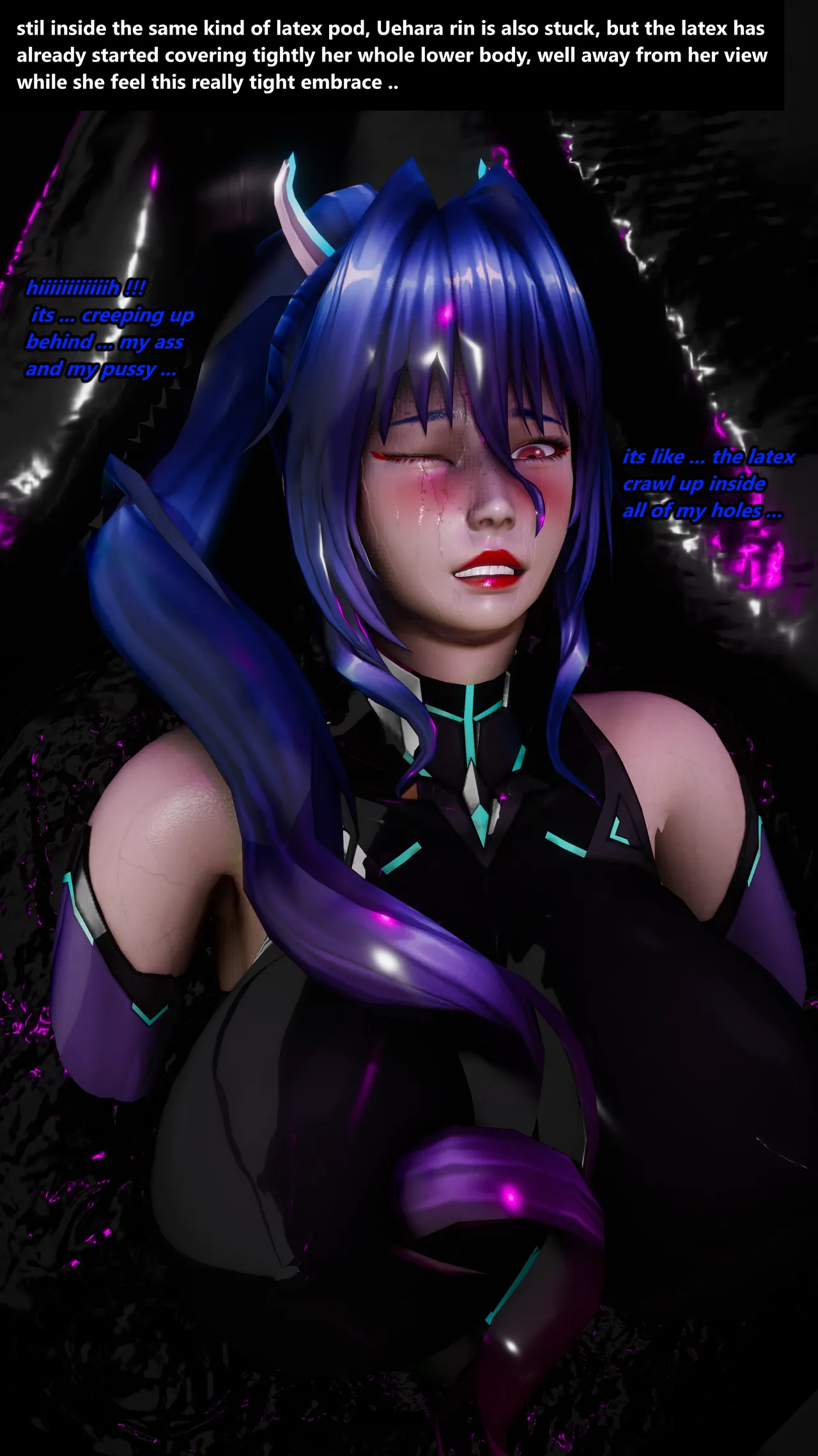 Saori LIVING LATEX TAIMANIN ERO PRISON 1-2 - Image 29