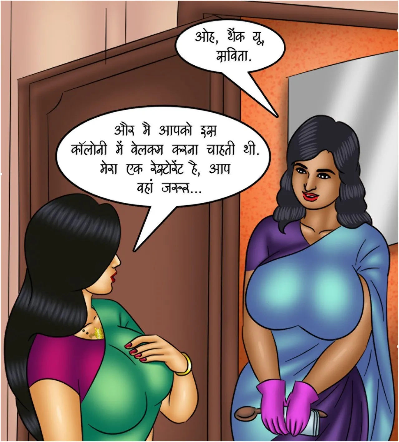 Savita Bhabhi Episode 117 The MILF Next Door Hindi - Image 36