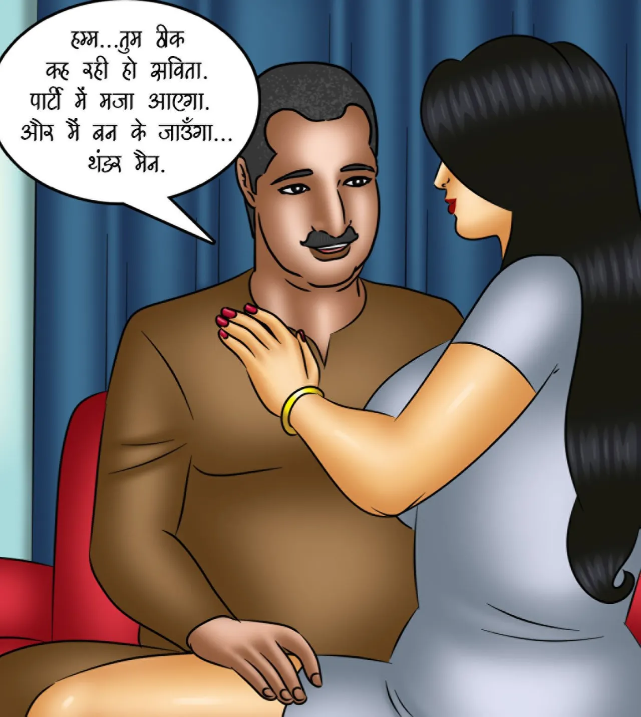 Savita Bhabhi Episode 118 The Mis-Adventures of Scarlet Queen Hindi - Image 36