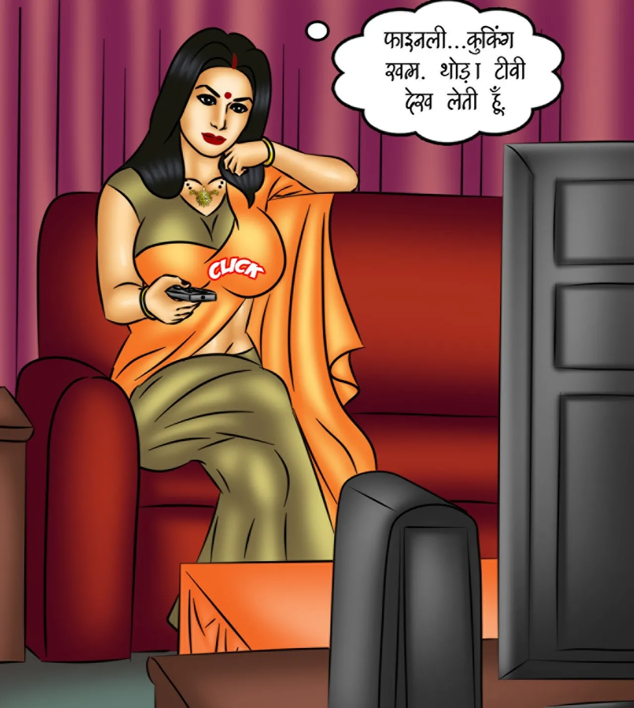 Savita Bhabhi Episode 121 The Queen of Desires Hindi - Image 14
