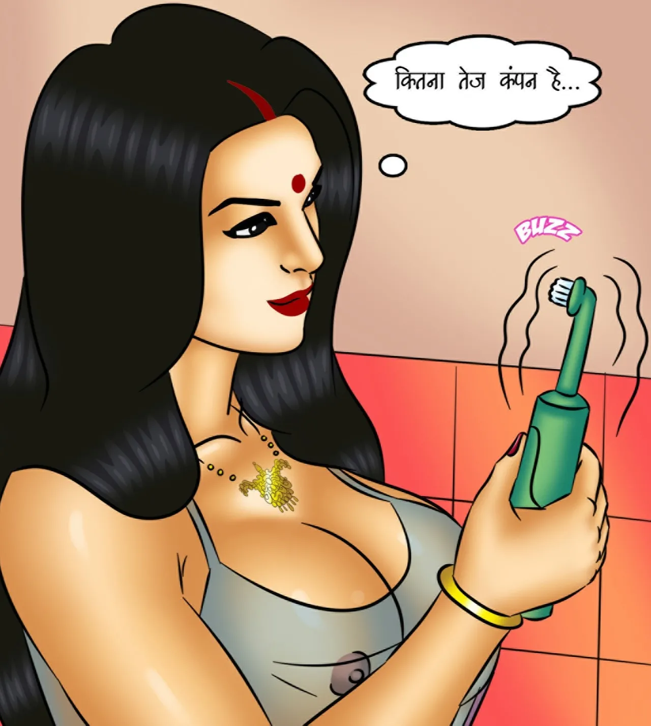 Savita Bhabhi Episode 121 The Queen of Desires Hindi - Image 35