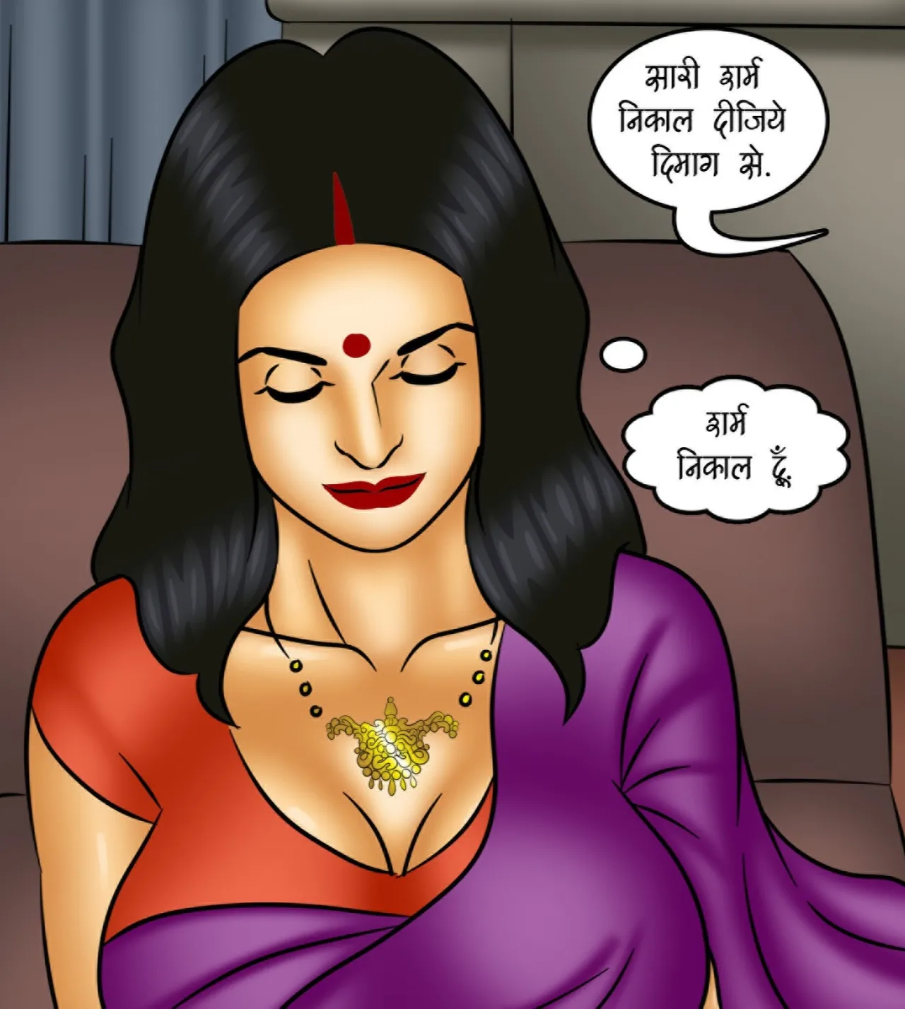Savita Bhabhi Episode 121 The Queen of Desires Hindi - Image 77