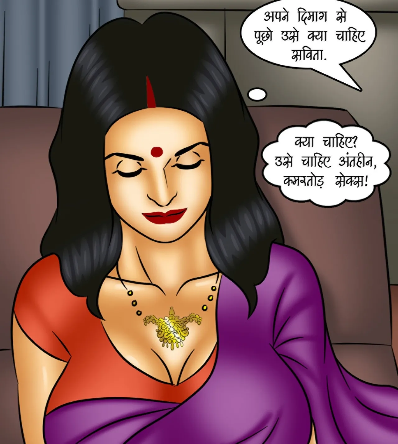 Savita Bhabhi Episode 121 The Queen of Desires Hindi - Image 82