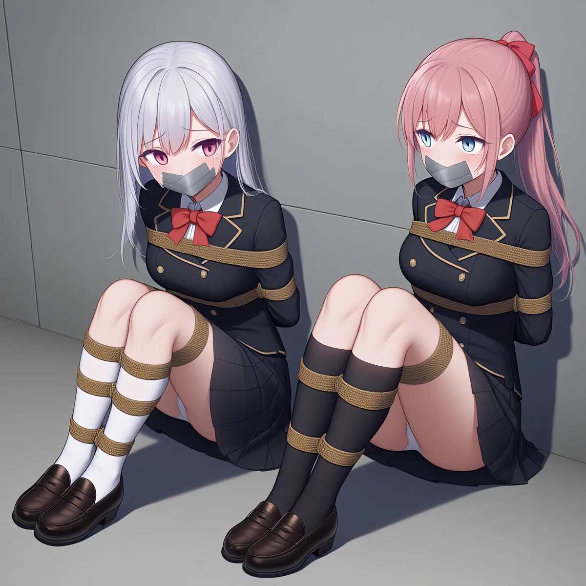 School Girls Bondage - Image 33