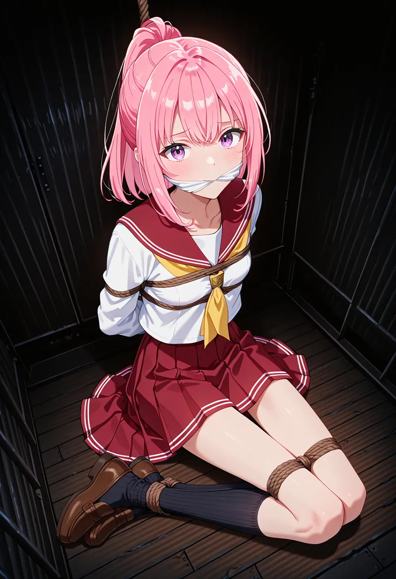 School Girls Bondage - Image 345