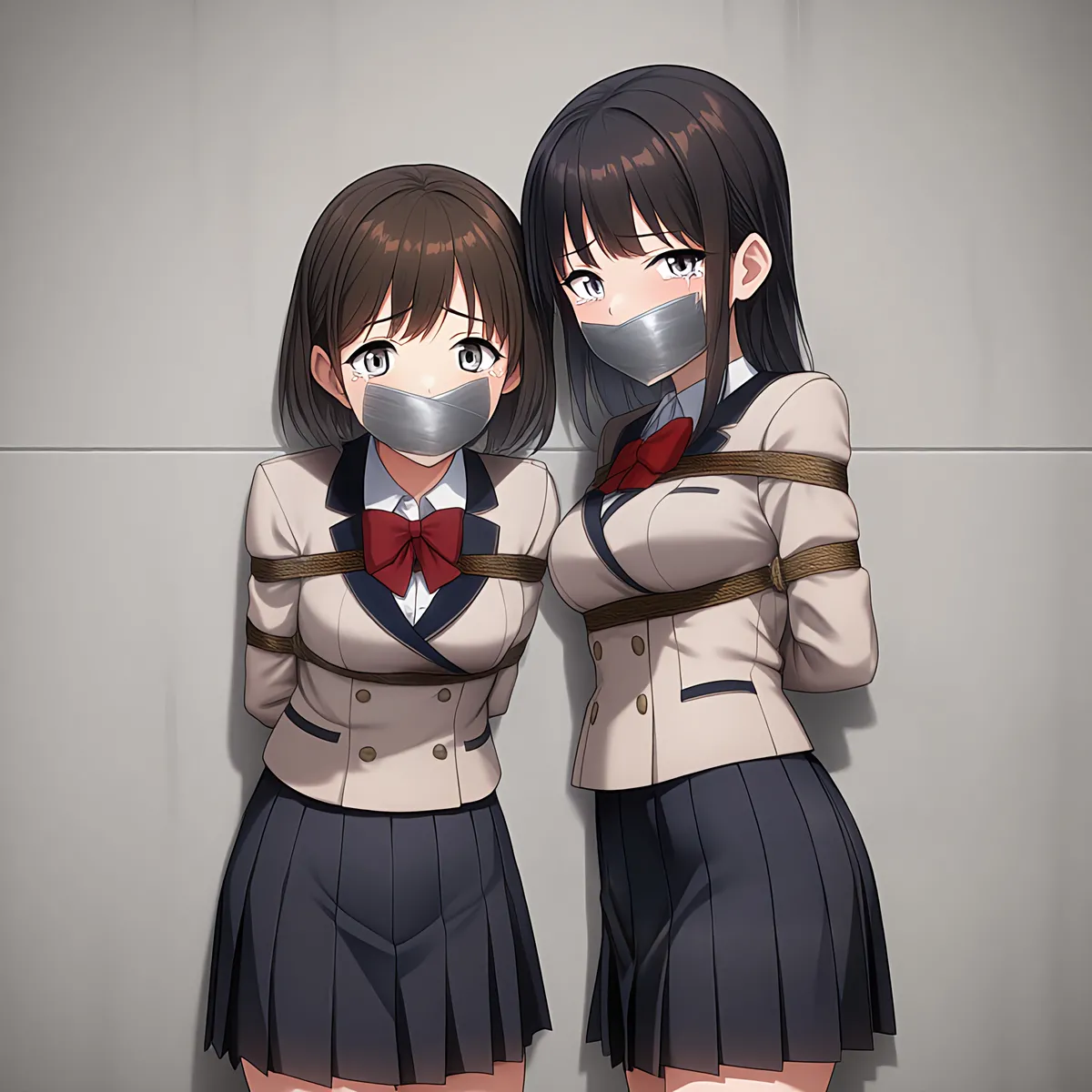 School Girls Bondage - Image 36