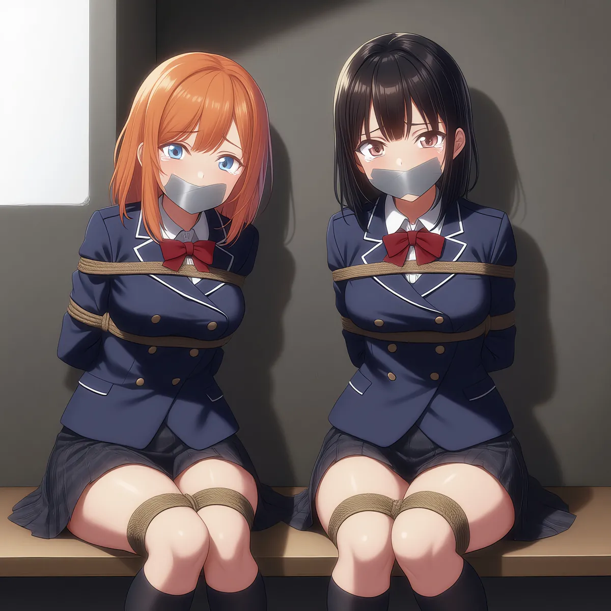 School Girls Bondage - Image 43