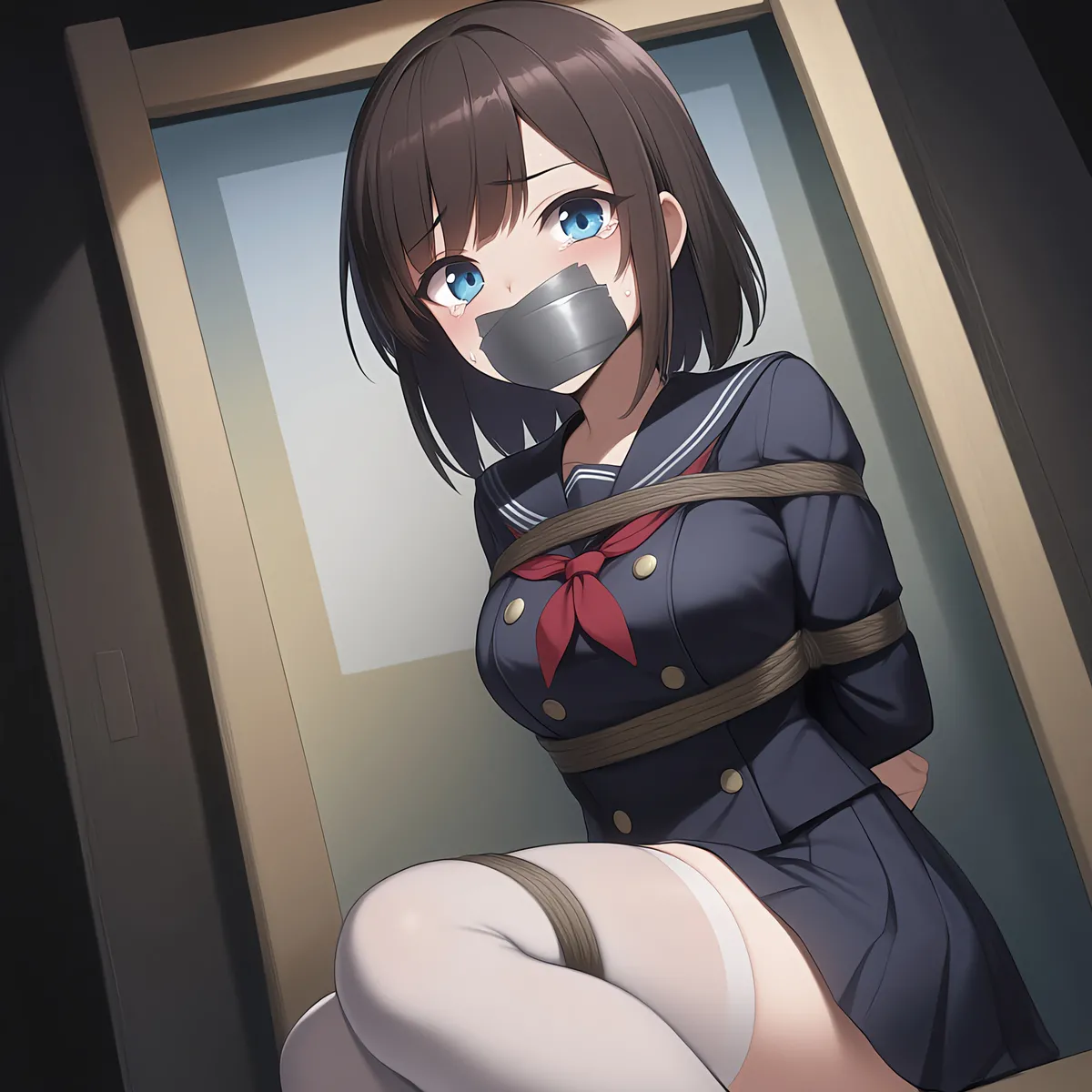 School Girls Bondage - Image 47