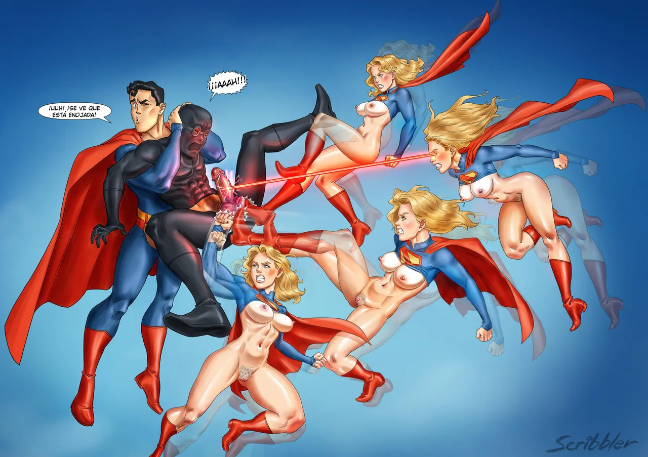 Scribbler Supergirl Superman Spanish kalock - Image 15