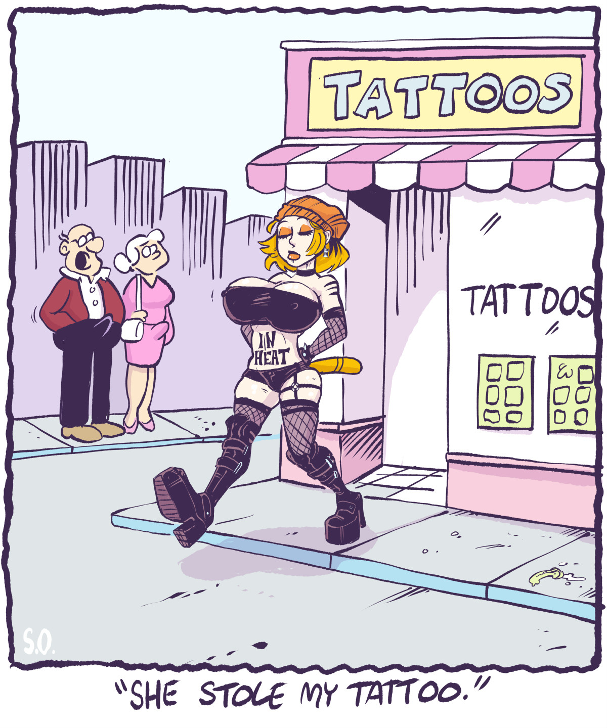 Seeping Ooze Goth Bimbo Heathcliff - Image 1