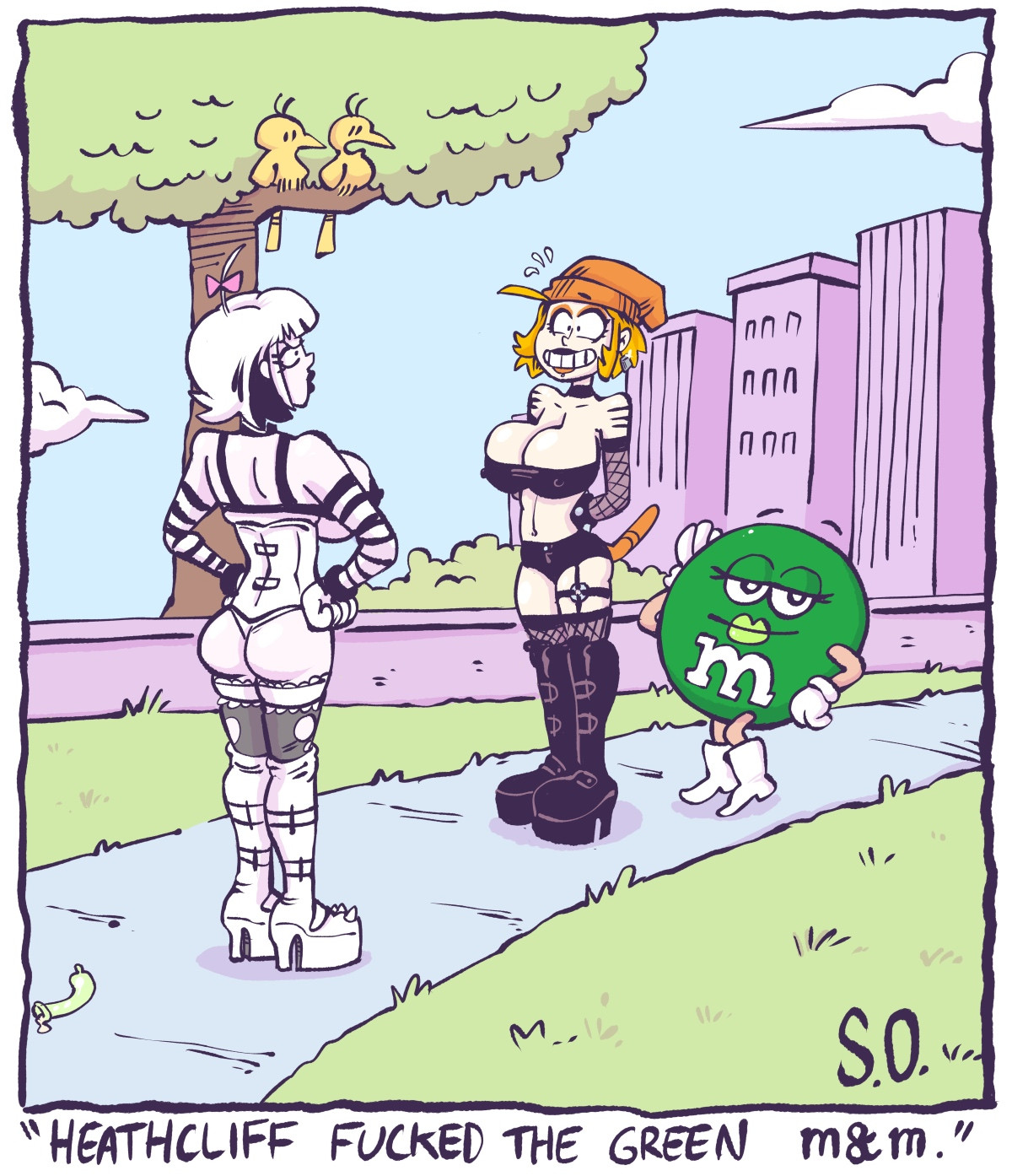 Seeping Ooze Goth Bimbo Heathcliff - Image 40