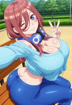 Setsuna Nakano Miku 中野三玖 Extras Patreon - Page 21