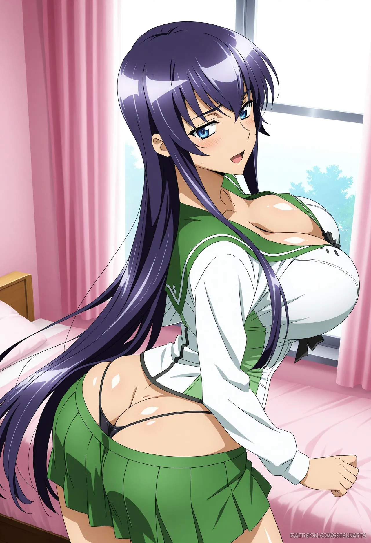 Setsuna Saeko Busujima 毒島冴子 Extras Patreon - Image 118