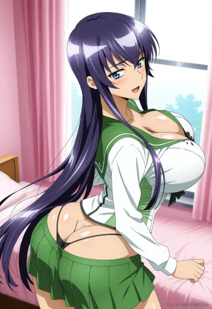 Setsuna Saeko Busujima 毒島冴子 Extras Patreon - Page 118