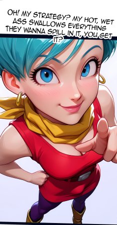 Shemale Bulma opens her futa asshole for the strongest warrior - 11 Pics - Page 7
