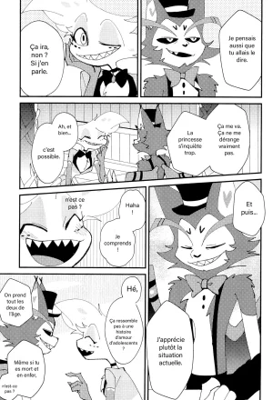 Shiba-sensei Okayu Kyoushitsu Hazbin Hotel French DJ Team - Page 13