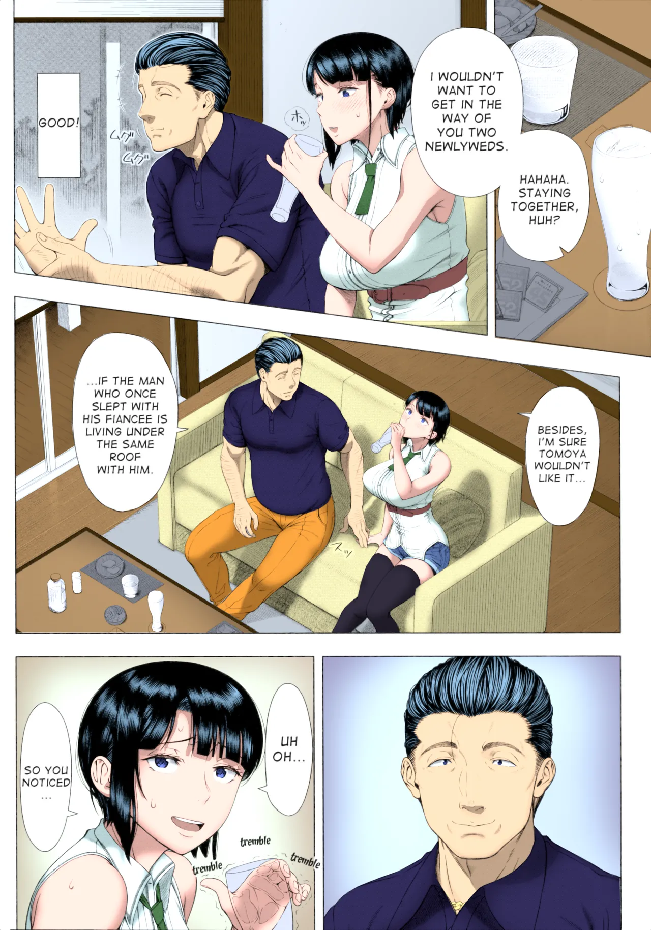 Shinozuka Yuuji Ore ga Mita Koto no Nai Kanojo _ A Woman Like Id Never Seen Before Hajimete no Hitozuma English Decensored Colorized - Image 18