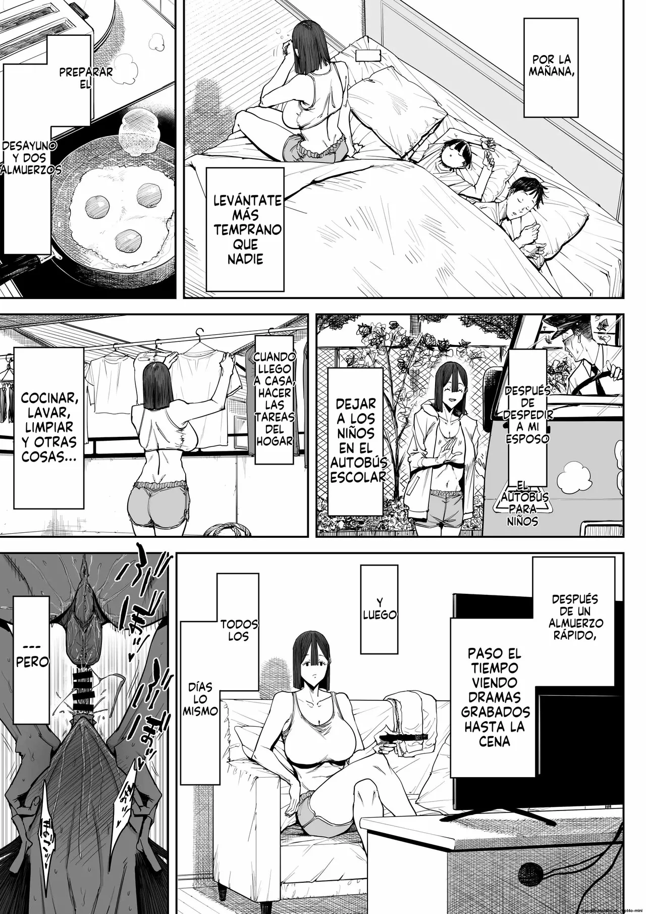 Shioji Dekkai Shiri no Hitozuma to Asa made Yarimakutta HanashiUna Historia Sobre Tener Sexo con una Esposa Culona Hasta Amanecer Spanish FallenSub - Image 46