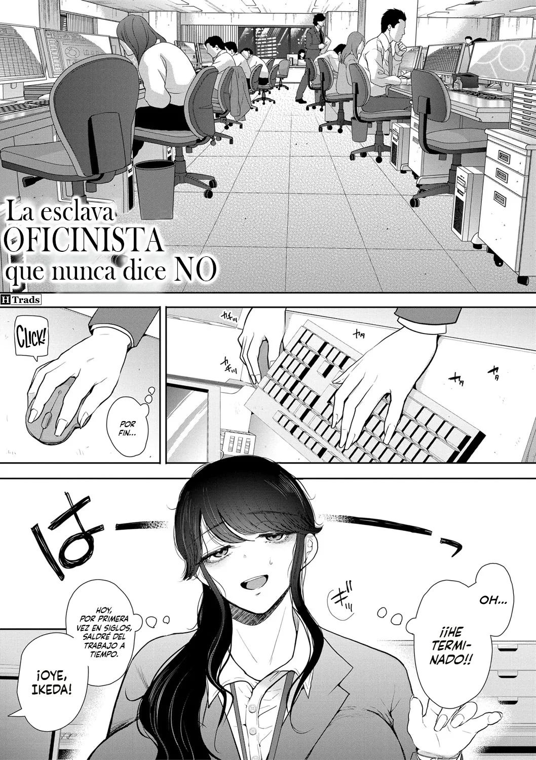 Shomu Shachiku OL wa Choukyou o Kotowarenai La esclava oficinista que nunca dice no Spanish H-Trads - Image 5