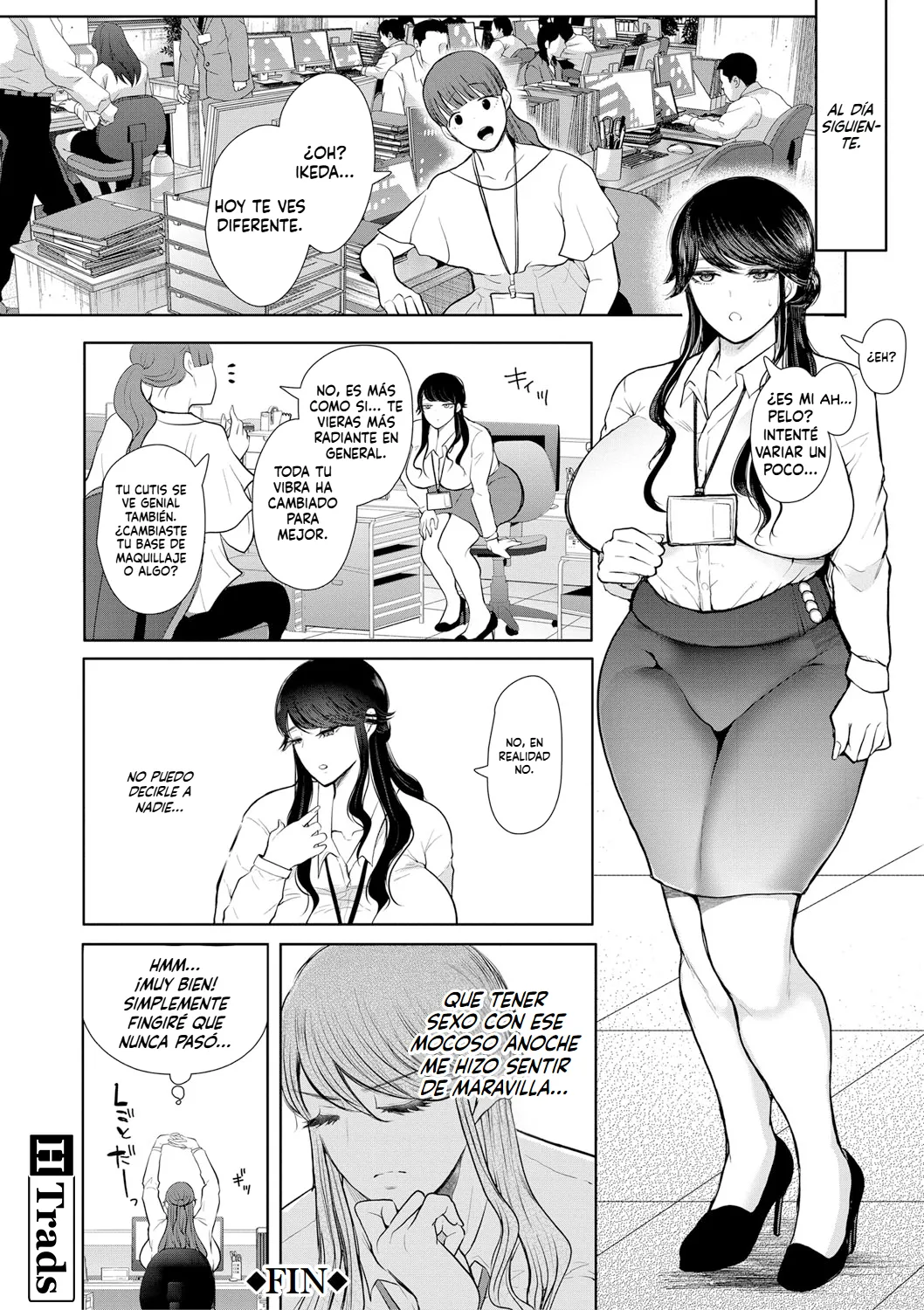 Shomu Shachiku OL wa Choukyou o Kotowarenai La esclava oficinista que nunca dice no Spanish H-Trads - Image 56