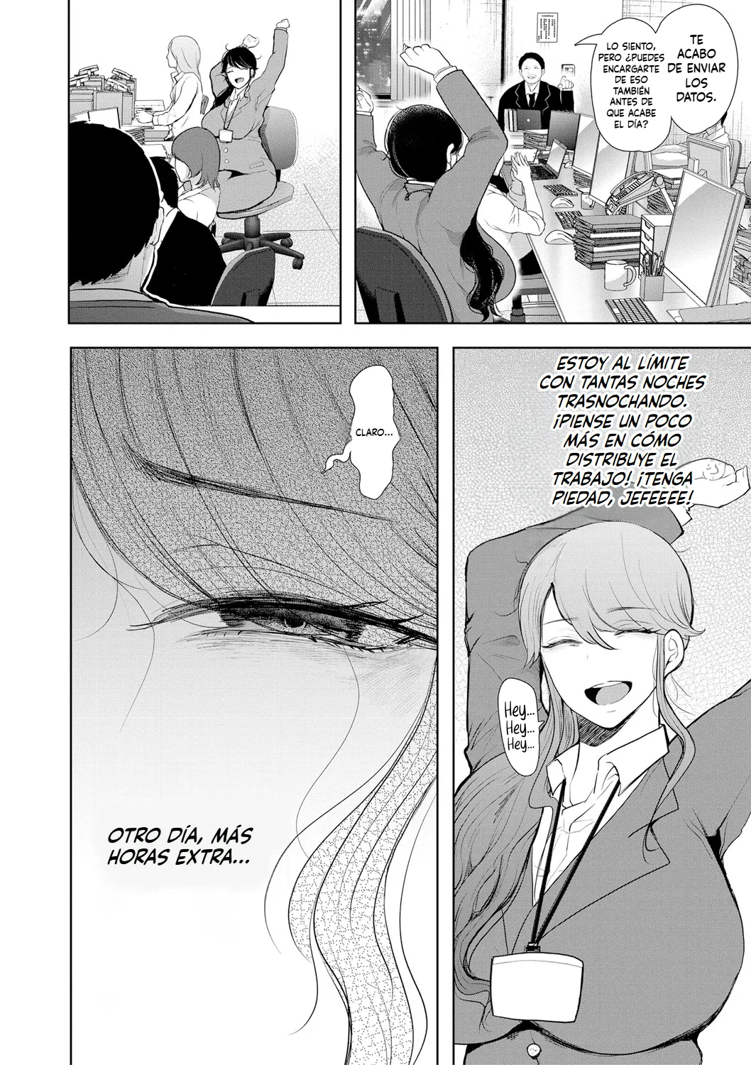 Shomu Shachiku OL wa Choukyou o Kotowarenai La esclava oficinista que nunca dice no Spanish H-Trads - Image 6