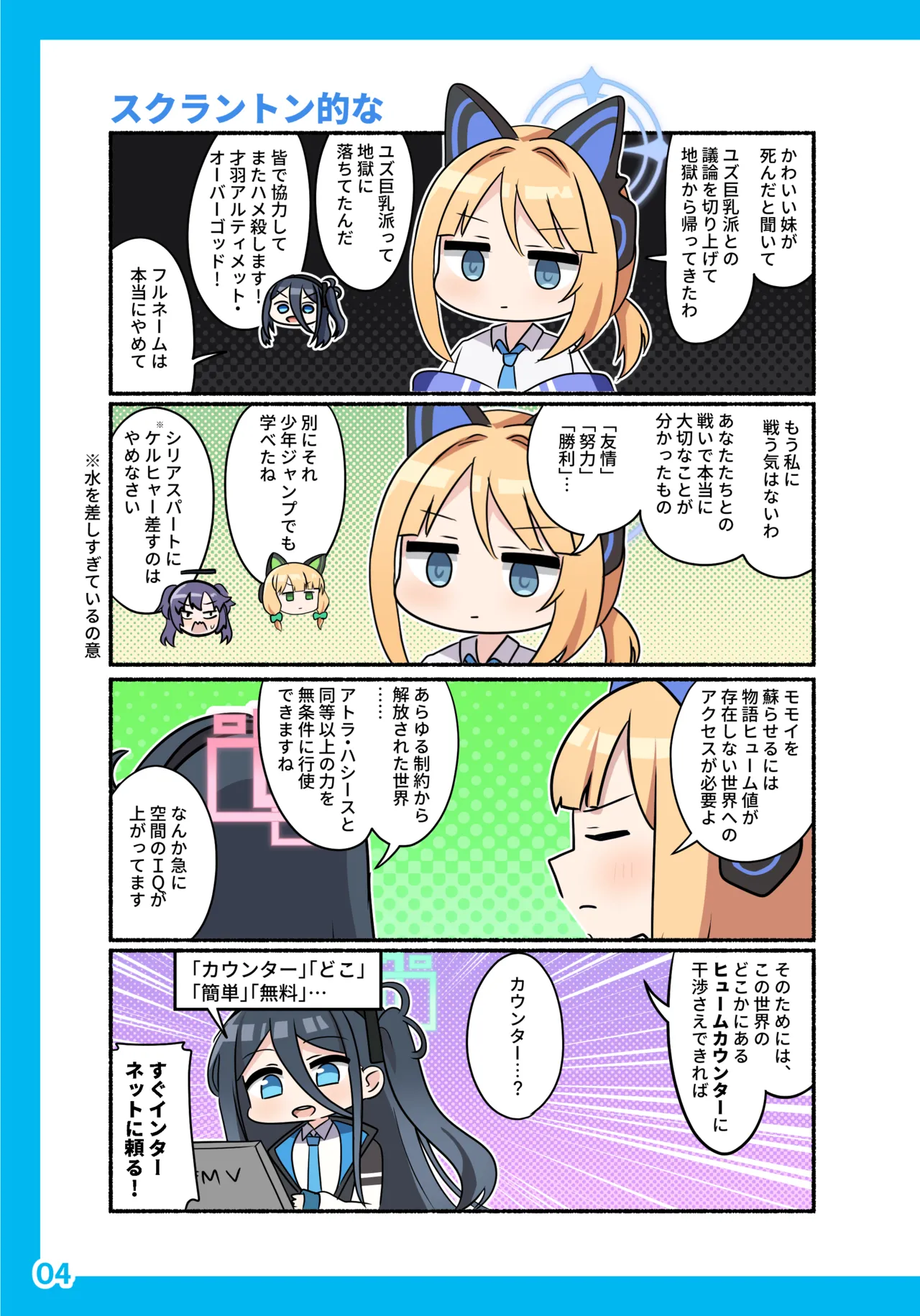 SIANちゃんのブルーアーカイブコーナーはこっちよ 𝑆𝐼𝐴𝑁 ブルーアーカイブの超面白い4コマ ブルーアーカイブ DL版 - Image 6