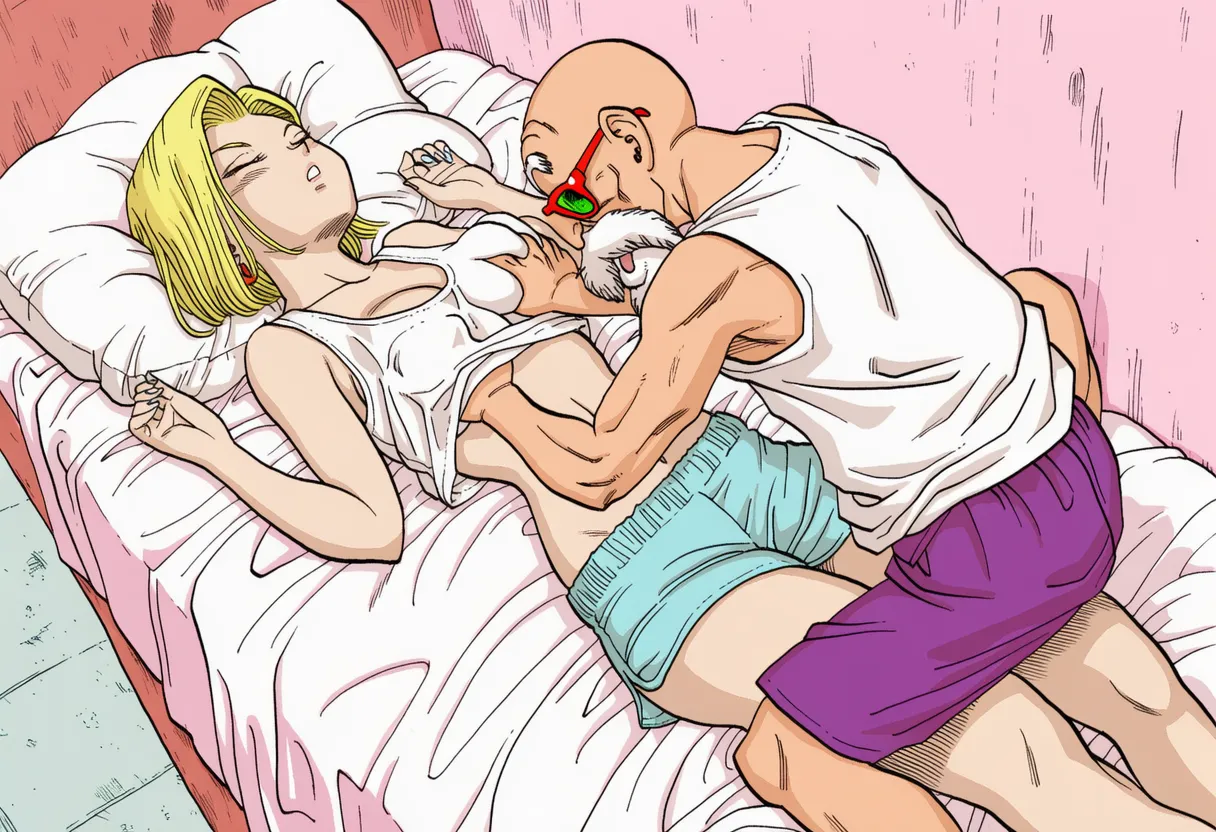 Sira - Android 18 X Roshi - Manga Style - Image 15