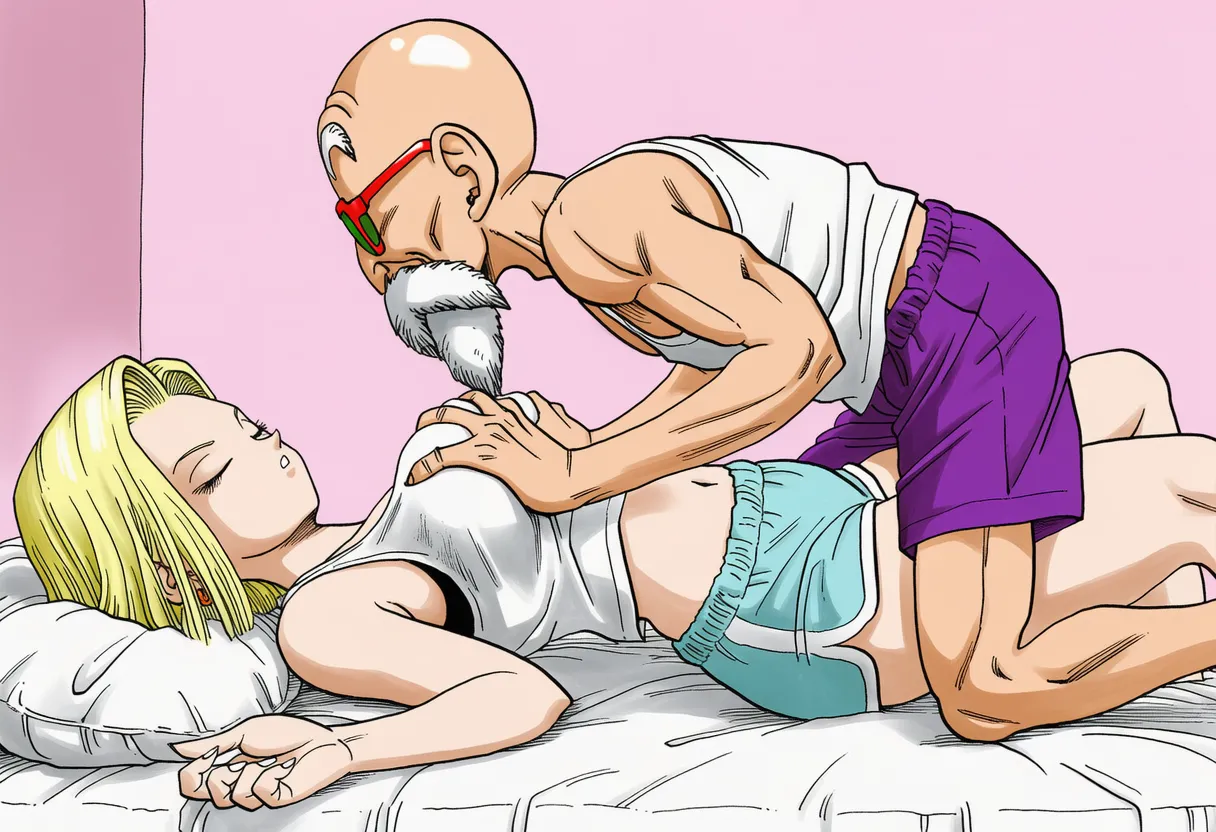 Sira - Android 18 X Roshi - Manga Style - Image 17
