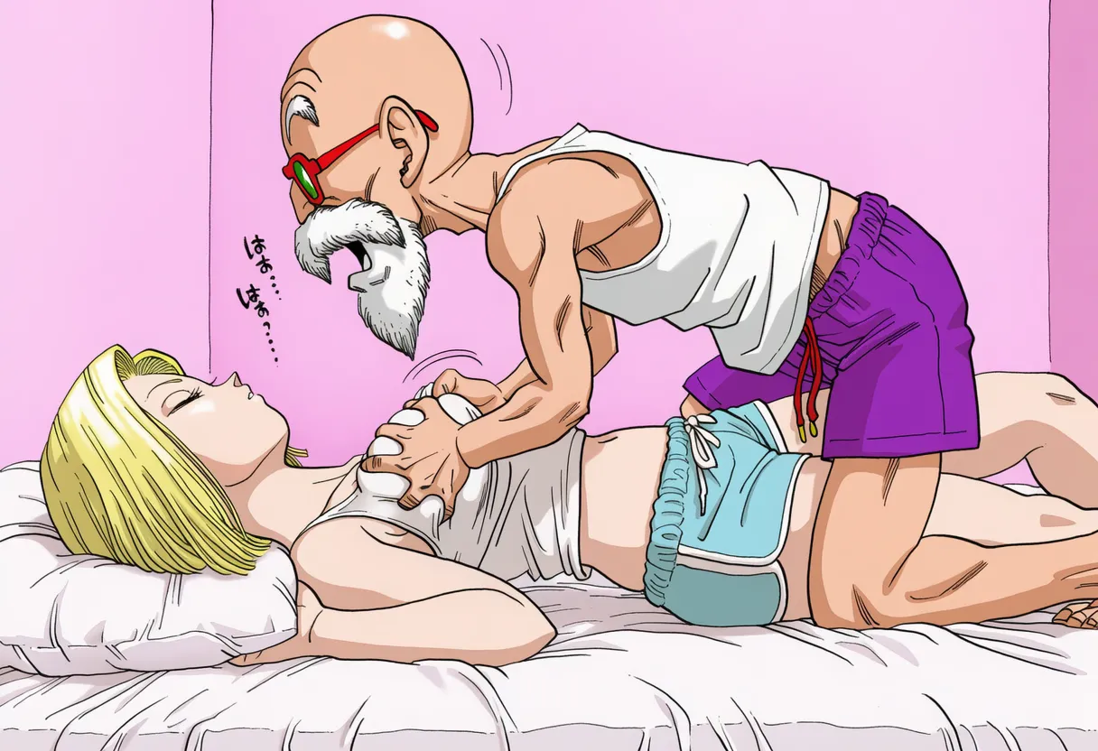 Sira - Android 18 X Roshi - Manga Style - Image 20