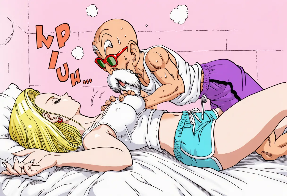 Sira - Android 18 X Roshi - Manga Style - Image 21