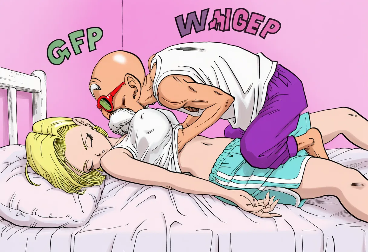 Sira - Android 18 X Roshi - Manga Style - Image 22