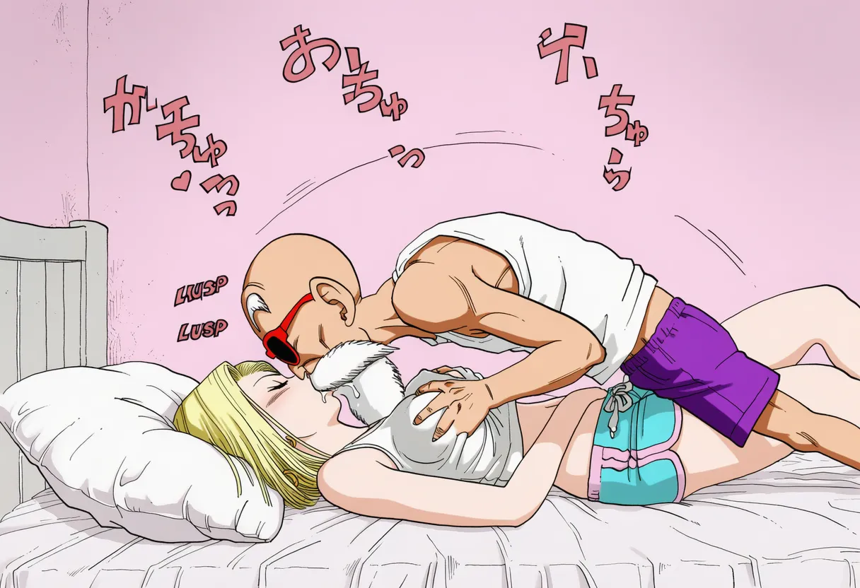 Sira - Android 18 X Roshi - Manga Style - Image 25
