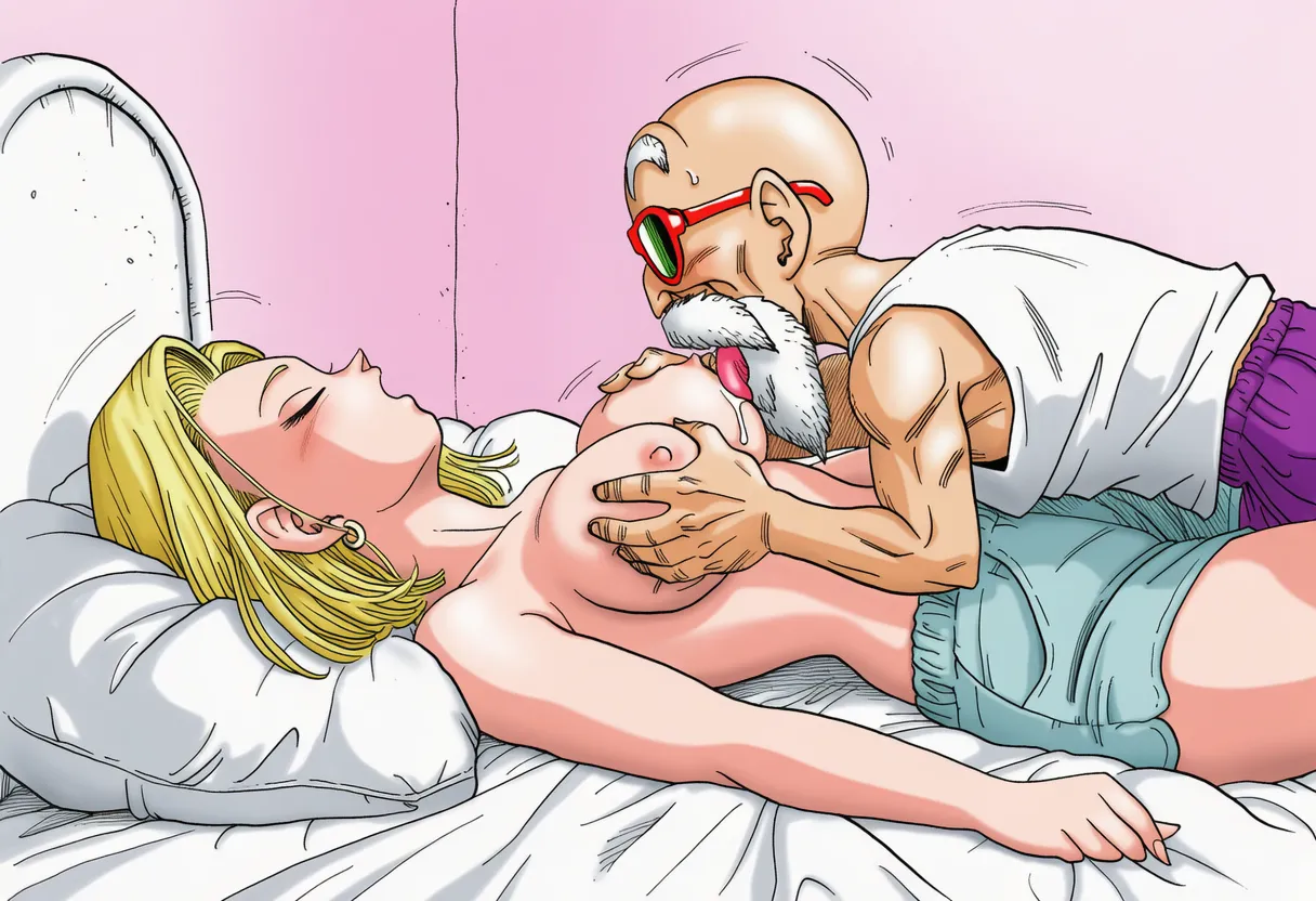 Sira - Android 18 X Roshi - Manga Style - Image 36