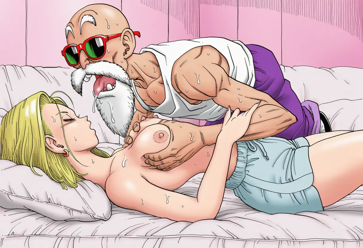 Sira - Android 18 X Roshi - Manga Style - Image 38
